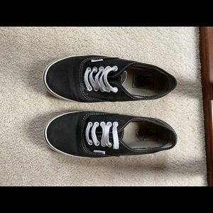 Black vans shoes
